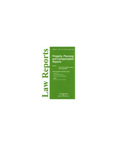 Property, Planning and Compensation Reports: Issues and Bound Volume