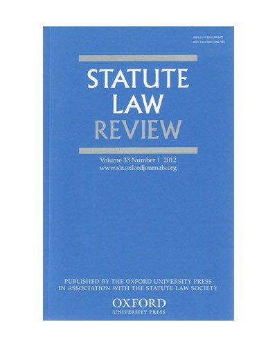 Statute Law Review: Print Only