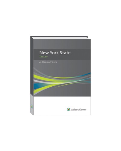 New York State Tax Law (As of January 1, 2018)