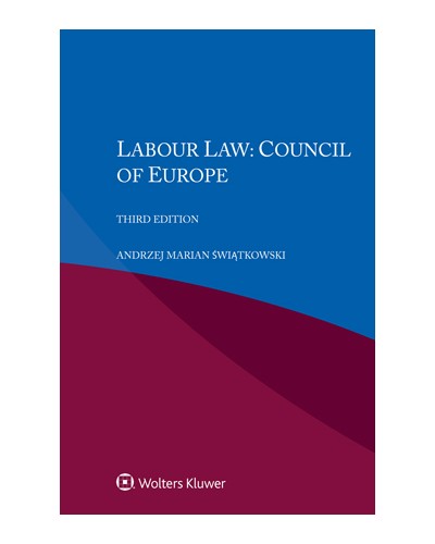 Labour Law: Council of Europe, 3rd Edition