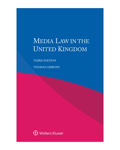 Media Law in the United Kingdom, 3nd Edition