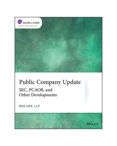 Public Company Update: SEC, PCAOB, and Other Developments