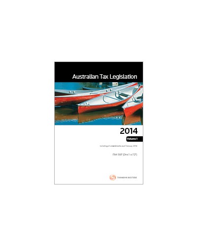 Australian Tax Legislation 2014 Vols 1-4