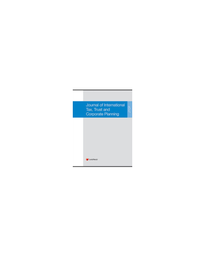 Journal of International Tax, Trust and Corporate Planning