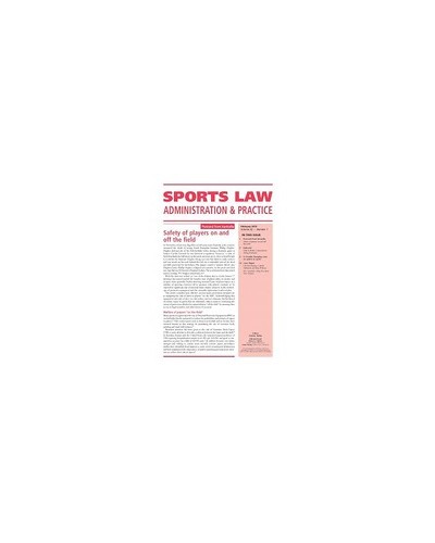Sports Law Administration and Practice