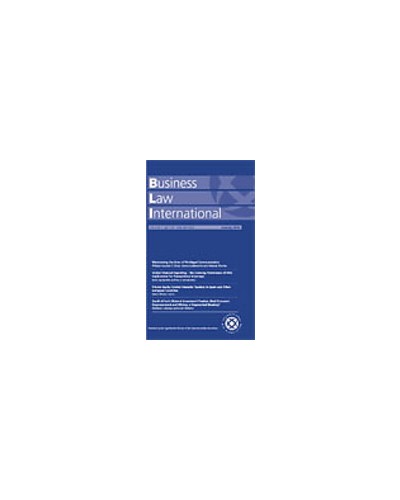 Business Law International: Online Subscription