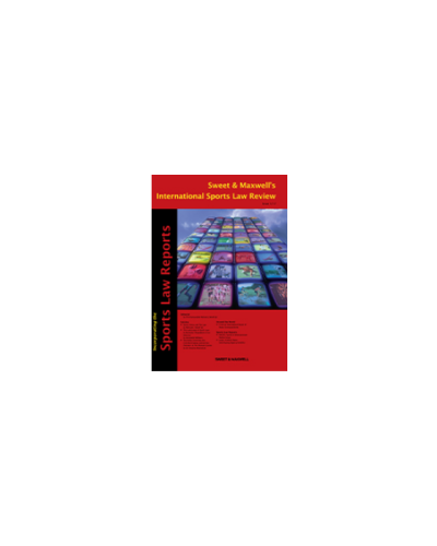 International Sports Law Review: Issues Only