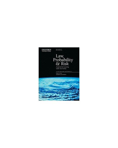 Law, Probability and Risk: Print + Online