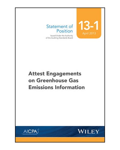 SOP 13-1 Attest Engagements on Greenhouse Gas Emissions Information