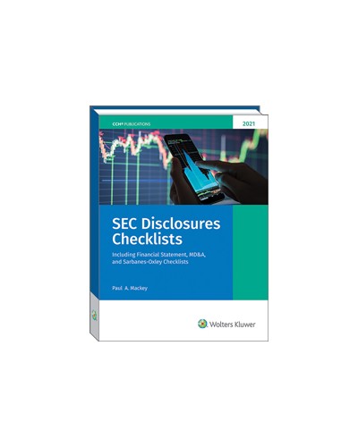 SEC Disclosures Checklists (2022 Edition)