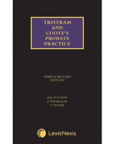 Tristram and Coote's Probate Practice, 32nd Edition (Mainwork + 4th Supplement)