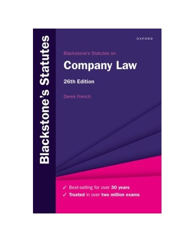 Blackstone's Statutes on Company Law 26th Edition