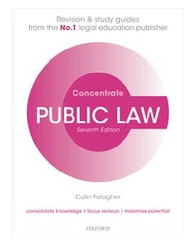 Concentrate: Public Law - Revision and Study Guide 7th Edition