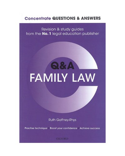 Concentrate Questions and Answers: Family Law