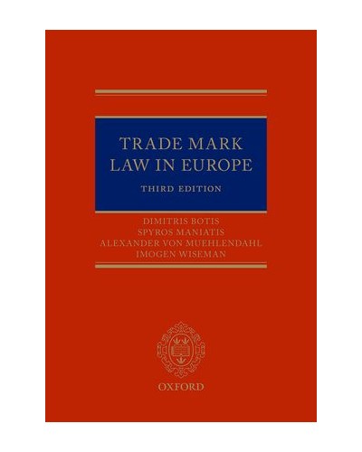 Trade Mark Law in Europe, 3rd Edition