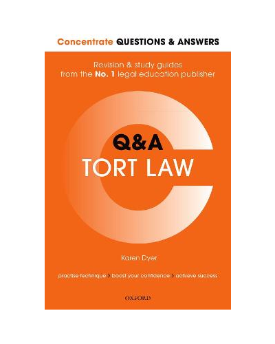 Concentrate Questions and Answers: Tort Law