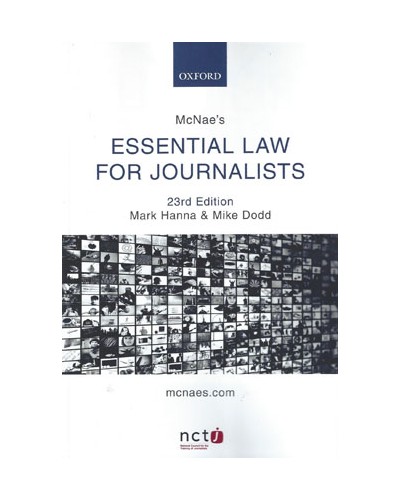 McNae's Essential Law for Journalists 23rd Edition
