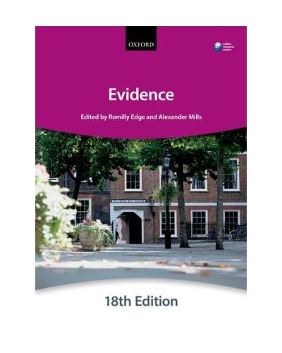 Bar Manual: Evidence 18th Edition