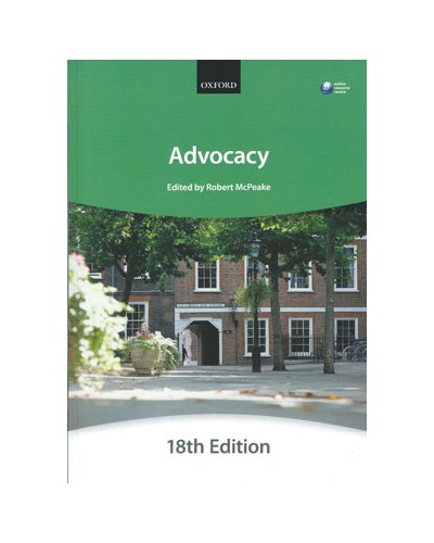 Bar Manual: Advocacy 18th Edition