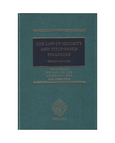 The Law of Security and Title-Based Financing 3rd Edition