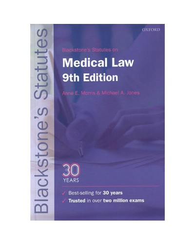 Blackstone's Statutes on Medical Law 9th Edition