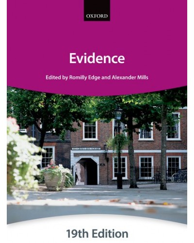 Bar Manual: Evidence 19th Edition