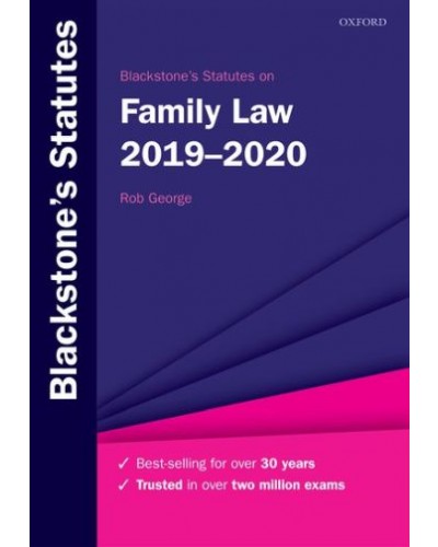 Blackstone's Statutes on Family Law 2019-2020