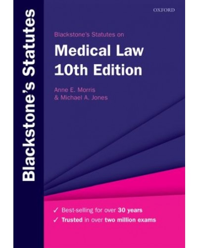 Blackstone's Statutes on Medical Law 10th Edition