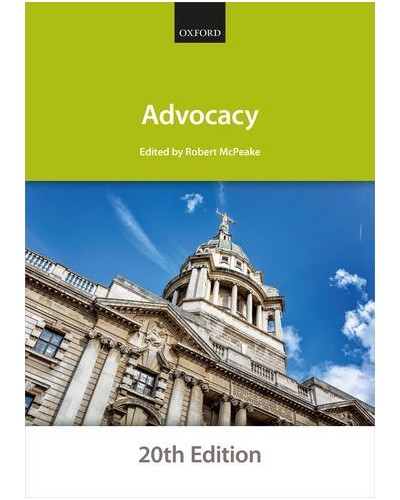 Bar Manual: Advocacy 20th Edition