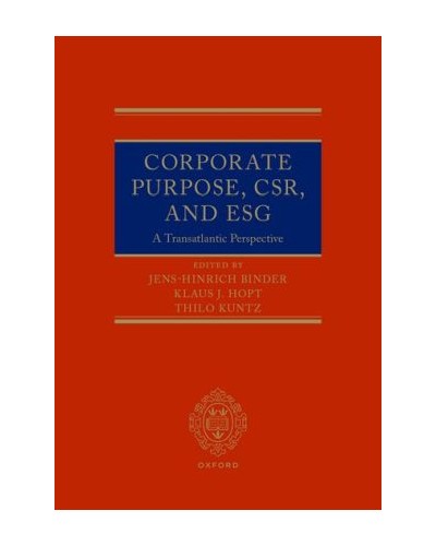 Corporate Purpose, CSR, and ESG: A Transatlantic Perspective