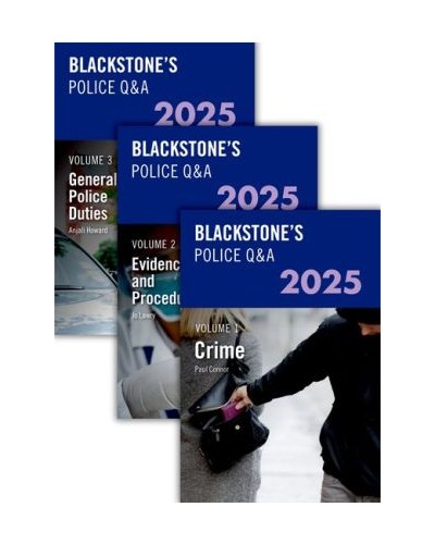 Blackstone's Police Q&A: Four Volume Pack 2025