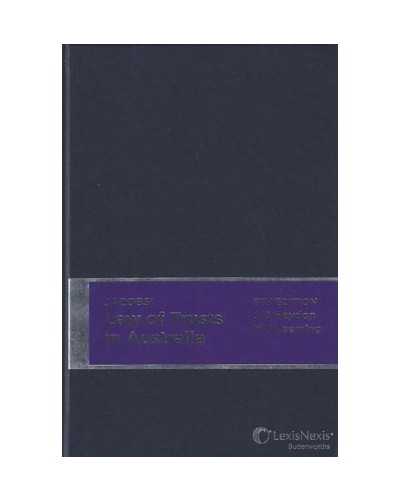 Jacobs Law of Trusts in Australia 8th Edition