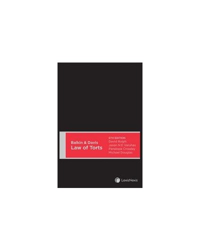 Balkin & Davis Law of Torts, 6th Edition