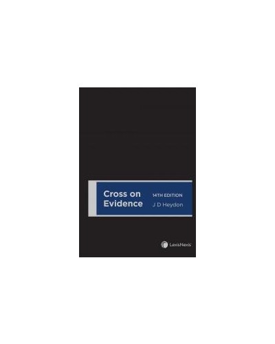 Cross on Evidence, 14th Edition