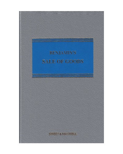 Benjamin's Sale of Goods 9th Edition with 2nd Supplement