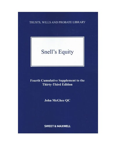Snell's Equity 33rd Edition: 4th Supplement