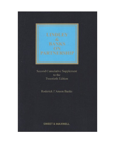Lindley & Banks on Partnership 20th Edition: 2nd Supplement