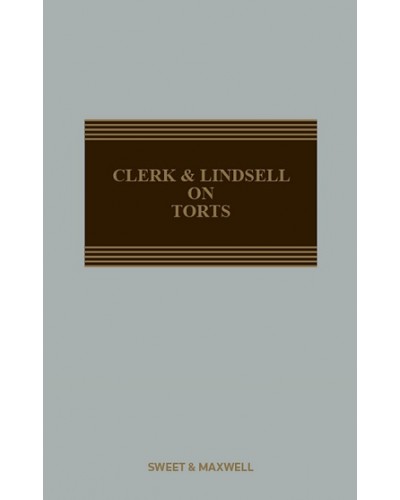 Clerk & Lindsell on Torts 23rd Edition