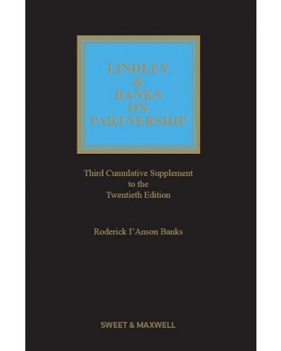 Lindley & Banks on Partnership 20th Edition: 3rd Supplement