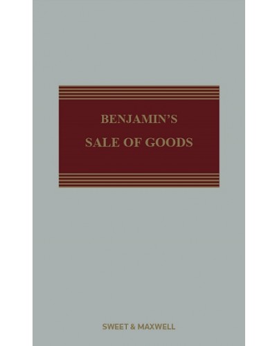 Benjamin's Sale of Goods 11th Edition