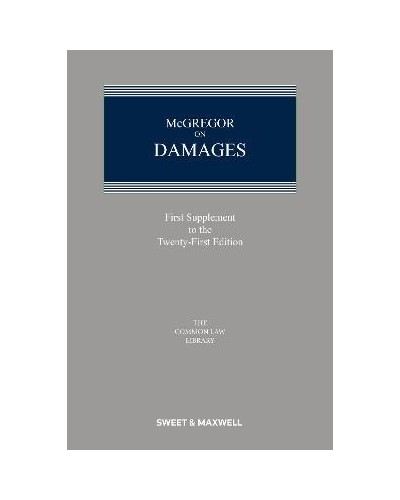 McGregor on Damages, 21st Edition (1st Supplement only)