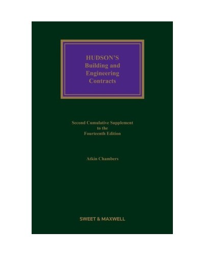 Hudson's Building and Engineering Contracts, 14th Edition (2nd Supplement only)