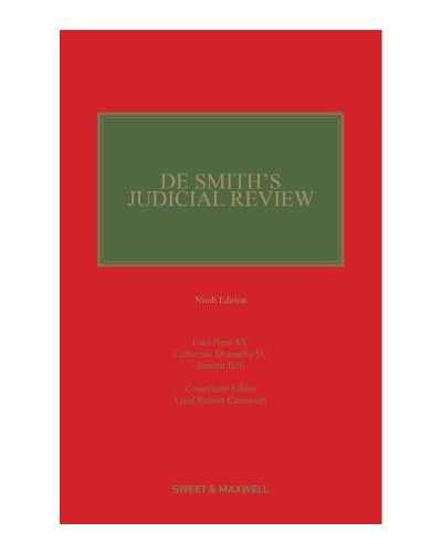 De Smith's Judicial Review, 9th Edition