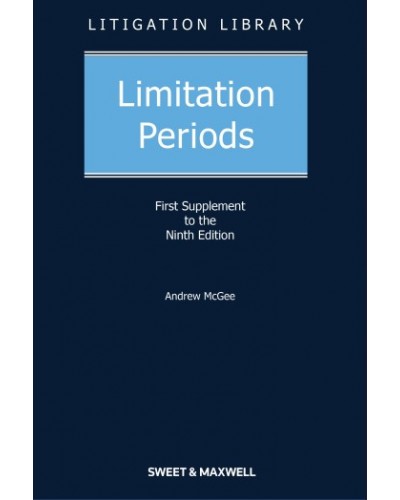 Limitation Periods, 9th Edition (1st Supplement only)