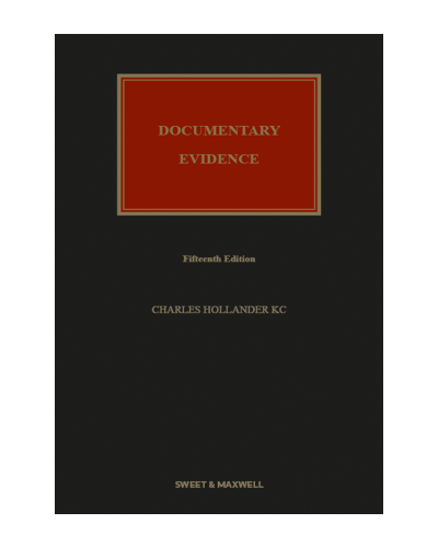 Documentary Evidence, 15th Edition