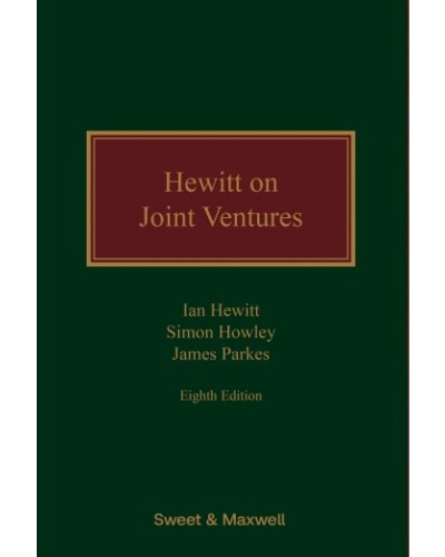Hewitt on Joint Ventures, 8th Edition