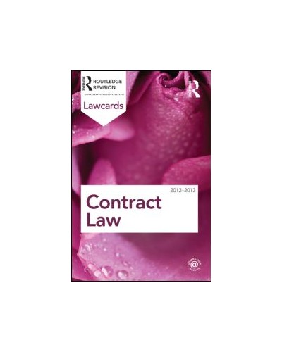 Contract Lawcards 2012-2013, 8th Edition