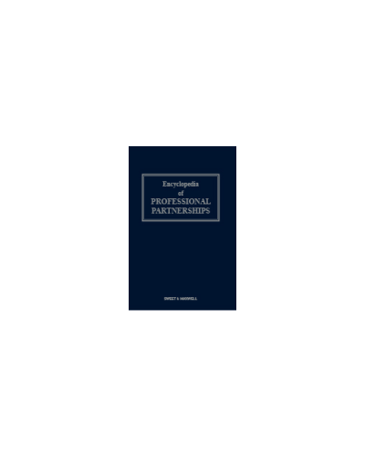 Encyclopedia of Professional Partnership Looseleaf