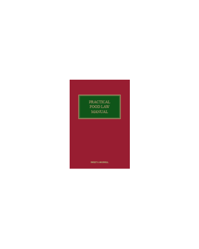 Practical Food Law Manual Looseleaf
