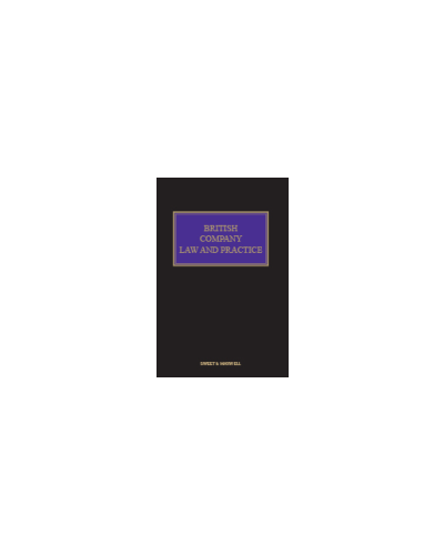 British Company Law and Practice Looseleaf